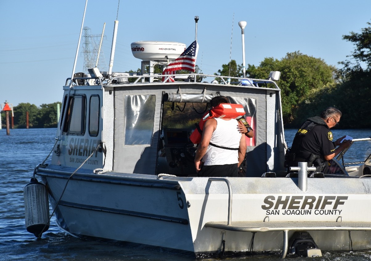 Sheriff Boat Lifejacket Arrest Sobriety